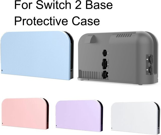 ERIKOLE Schutzhülle für Switch 2 Dock in Pink, Anti-Scratch Staubschutzhülle für deine Spielkonsole - Bild 1