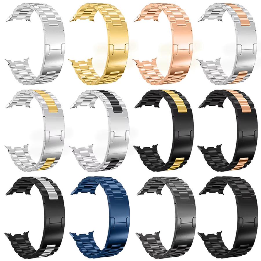 CAOWTAN Uhrenarmband Edelstahl, Silber, Unisex - Bild 2