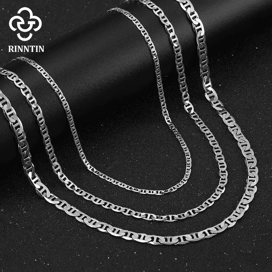 Rinntin Halskette, 925 Silber, Mariner-Kette, Unisex - Bild 2