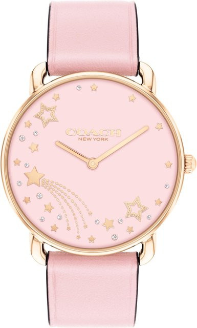 Coach Armbanduhr, Quarz, Roségold, Leder, 36 mm, Damen, Rosa - Bild 1