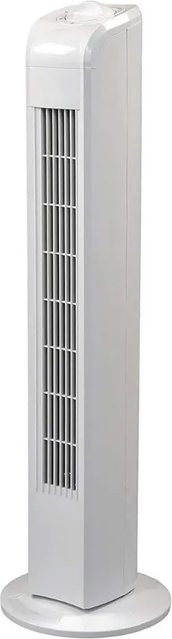 JUNG Turmventilator TV01 in Weiß mit 75° Oszillation und 50W Leistung für bis zu 40m² - Bild 1
