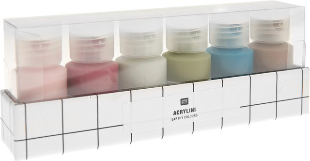Rico Design Acrylfarben Earthy Colours Multicolour - Bild 1