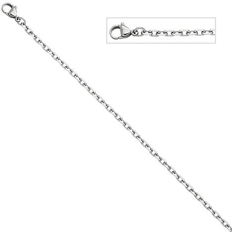 Colfem Ankerkette Edelstahl, Silber, 45 cm, Unisex - Bild 1