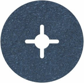 Bosch Fiberschleifscheibe Best for Metal R574 aus Zirkonkorund in Blau, Durchmesser: 125 mm, Bohrung: 22,23 mm - Bild 1
