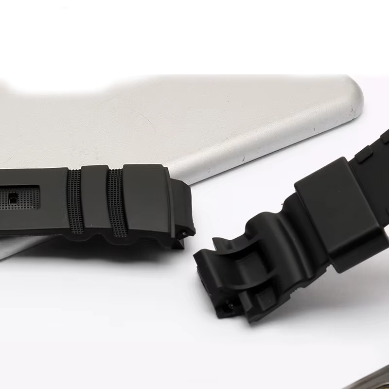 Casio Uhrenarmband, Kautschuk, Schwarz, Unisex - Bild 3