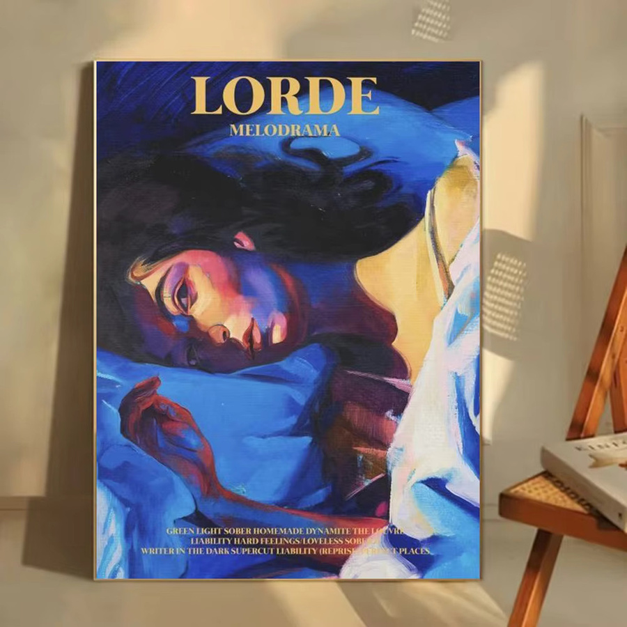 Lorde Melodrama Solar Power Tour Album Poster Selbstklebender Wasserdichter Wandaufkleber Multicolor - Bild 5
