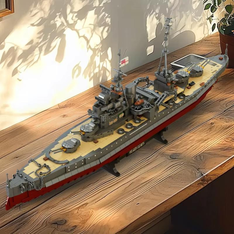Linyi toy Bismarck Schlachtschiff Konstruktionsset 2081 Teile - Bild 3
