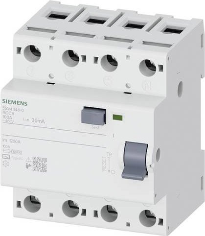 Siemens 5SV4348-0 FI-Schutzschalter und Leitungsschutzschalter in Weiß - Bild 1