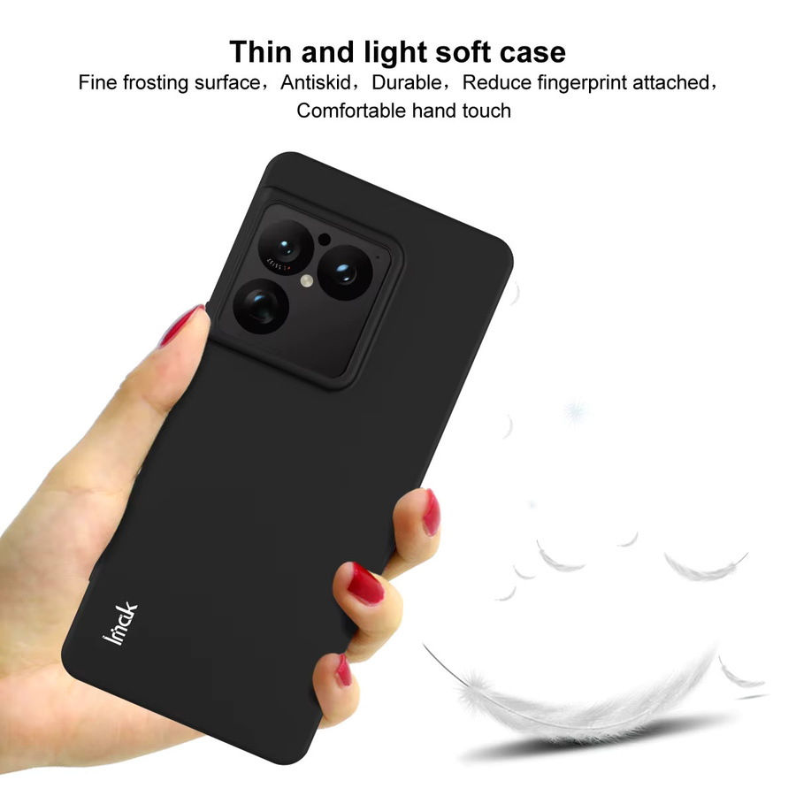 IMAK UC-3 Frosting Soft Case Hülle für Sony Xperia 1 VIII in Transparent oder Schwarz - Bild 3