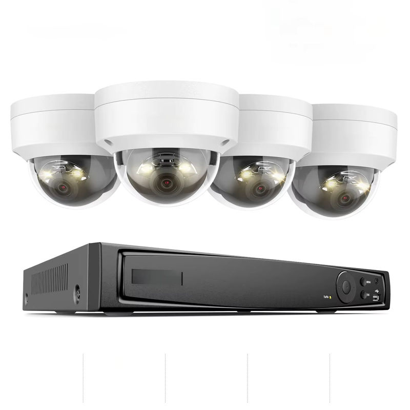 ANNKE 12MP Smart Dual Light Überwachungskamera Set mit 8CH NVR und 4 PoE Outdoor Kameras in Weiß - Bild 4