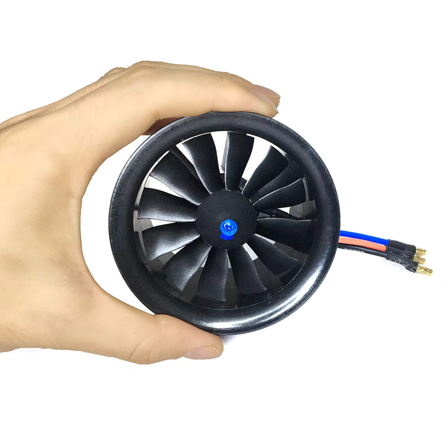 Hobbyocean bürstenloser EDF-Kanalventilator, 70 mm, 12 Flügel, RC Modell - Bild 3