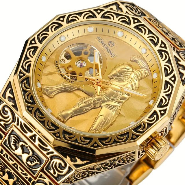 FORSINING Armbanduhr Automatik, Legierung, Schwarz, Herren - Bild 1