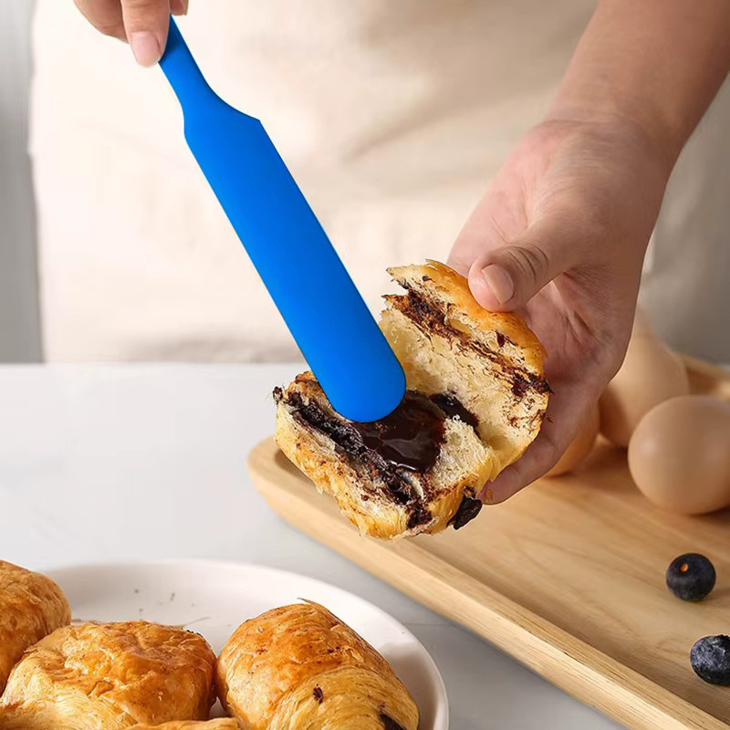 FAIS DU Antihaft-Silikon-Cremespatel in Gelb, hitzebeständiger Schaber und Löffel als flexibles Küchenutensil zum Backen und Kochen - Bild 2