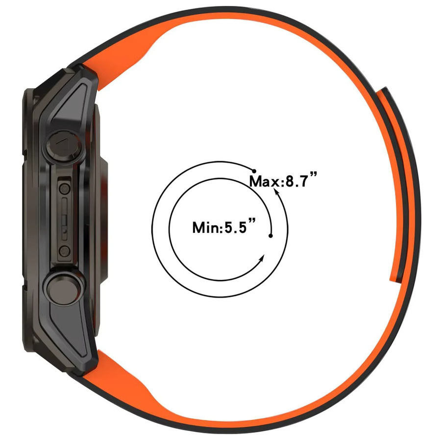 Quick Fit Silikonarmband, Schwarz, Unisex - Bild 2