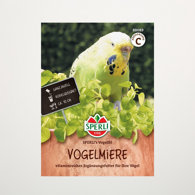 Sperli Vogelmiere SPERLI's Vogelfit Samen für ganzjähriges Wachstum in Grün - Bild 1