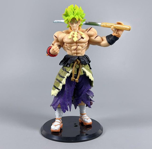 Yiran toy 1 Dragon Ball Z Samurai Son Goku Broly Super Saiyan Actionfigur PVC - Bild 1