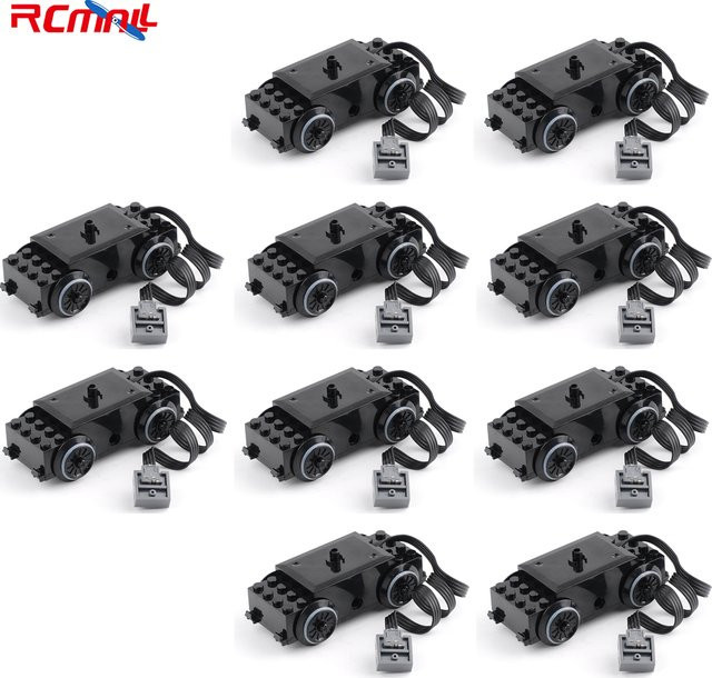 Eisenbahngleismotor MOC Power Function, 10-teiliges Set, Schwarz - Bild 1