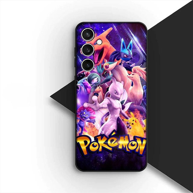 Handyhülle mit Pokémon Motiven Gengar und Pikachu für Samsung Galaxy S20 S21 S22 FE Ultra Plus A15 A16 A17 A25 A37 A57 in Multicolour - Bild 1