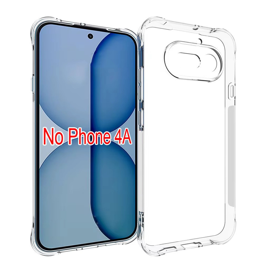 EUCAGR Silikon Soft Case für Nothing Phone 4A Pro, transparente Airbag Schutzhülle - Bild 2