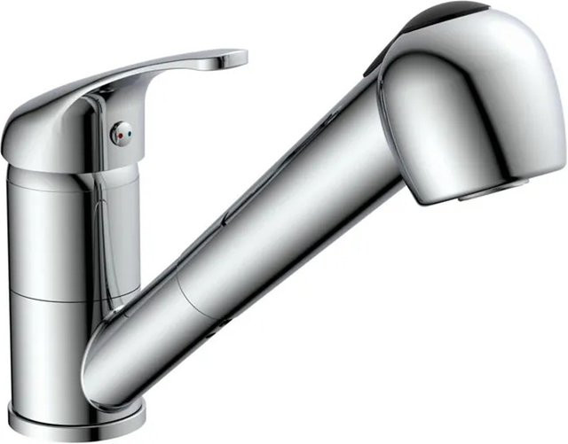Eisl Küchenarmatur Grande Vita Classic in Chrom mit herausziehbarer Geschirrbrause und Einhebelmischer - Bild 1