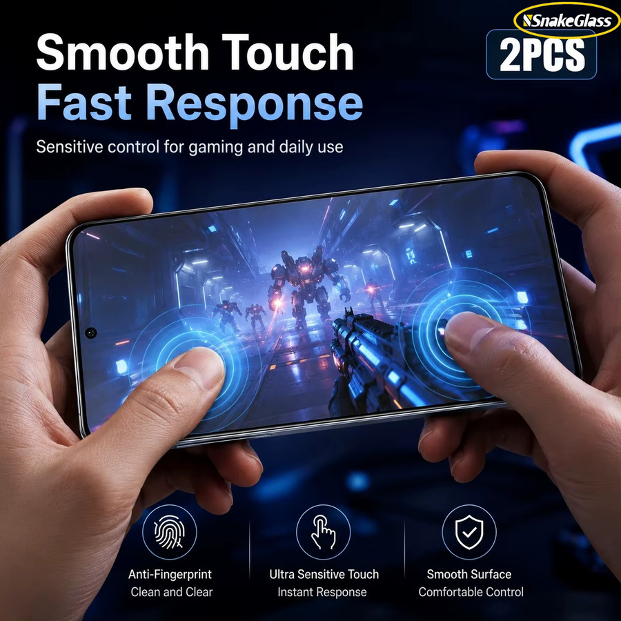 2 Stück Samsung Mattglas Displayschutzfolie mit Anti-Fingerabdruck-Effekt für Galaxy S26 Ultra S25 S24 S23 S22 S21 FE und S25 Edge, transparent - Bild 3