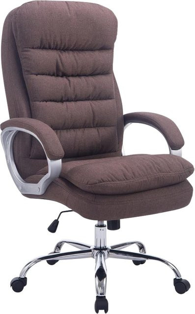 TPFLiving Bürostuhl BIG Vancom aus Stoff in Taupe/Beige - Bild 1