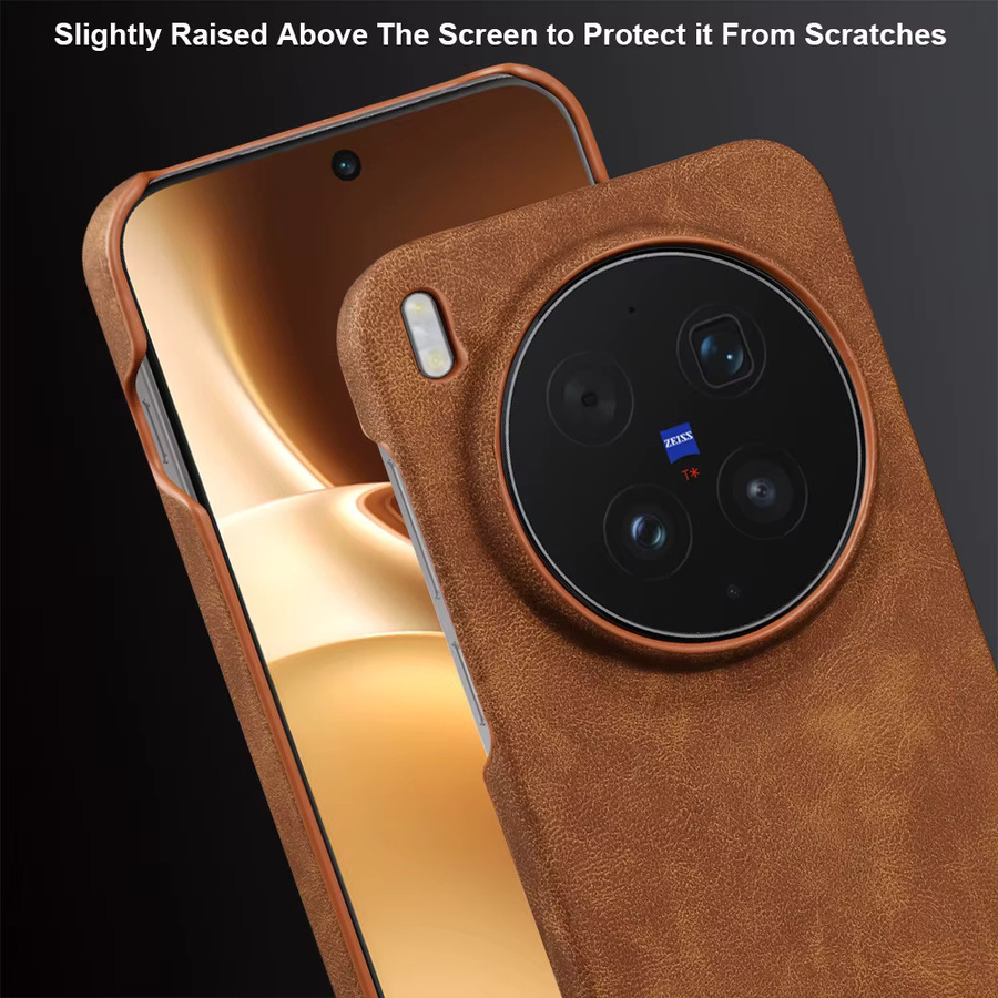 Premium Lederhülle für Vivo X300 Ultra X200 Pro Mini X100 S X300S X100S X90 Pro Plus X80 Lite Rückseite Cover Coque - Bild 2
