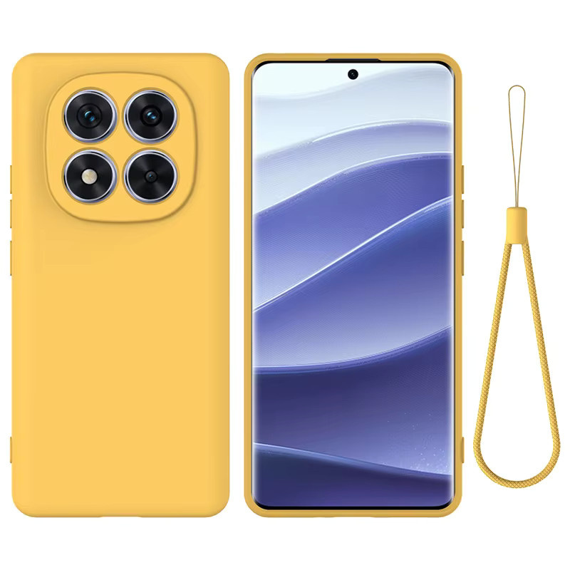 ELVEV Flüssigsilikon-Handyhülle für Xiaomi Redmi Note 15 Pro Plus und Redmi Note 15 Pro 5G mit Beflockung - Bild 3