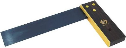 C.K T3540 Tischlerwinkel Set, 12 Stück, Schwarz/Messing, Breite: 30 cm - Bild 1