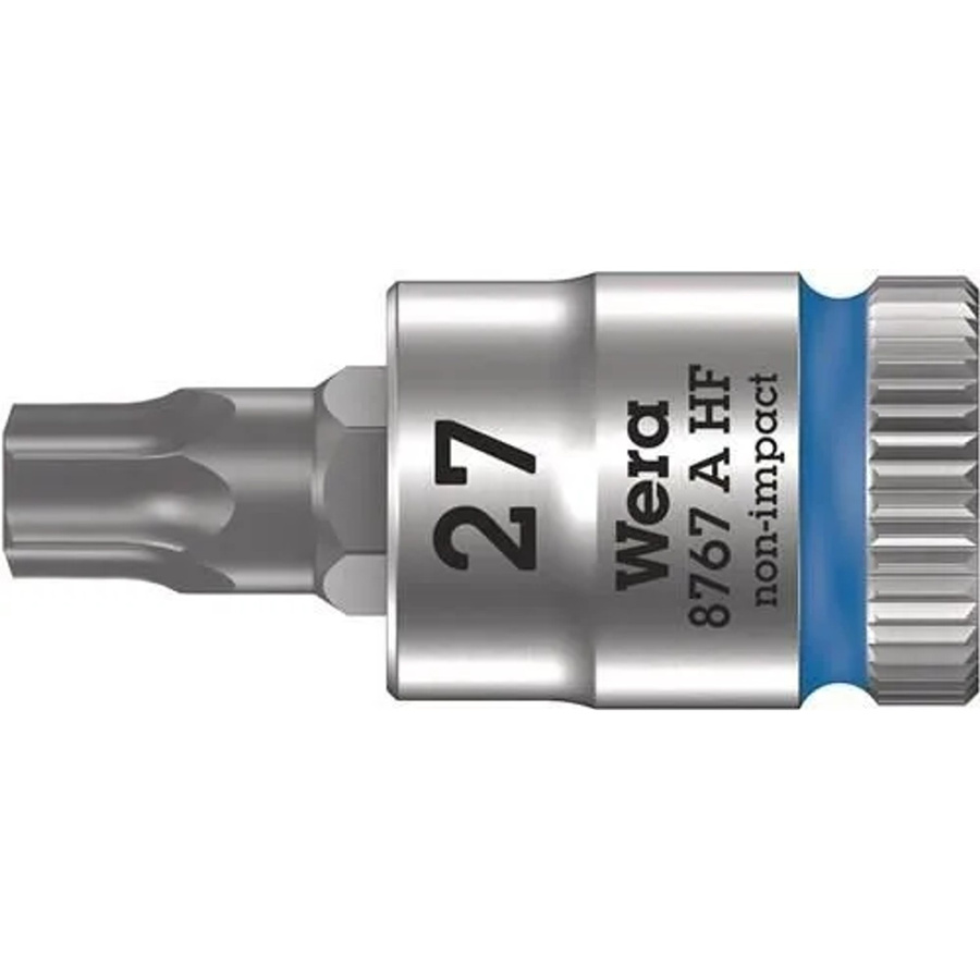 Wera Zyklop Bitnuss TX 27 mit 1/4 Zoll Antrieb, Farbe Silber - Bild 2