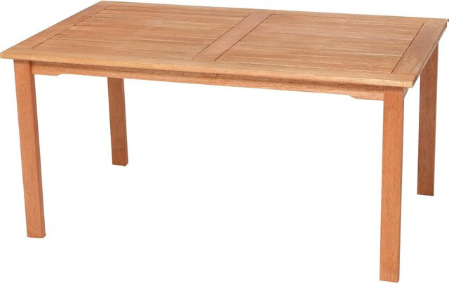 Merxx Gartentisch rechteckig aus Holz in Braun B: 150 cm, T: 90 cm - Bild 1