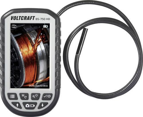 VOLTCRAFT Endoskop in Grau mit 1 m Sondenlänge und 5,5 mm Sondendurchmesser - Bild 1