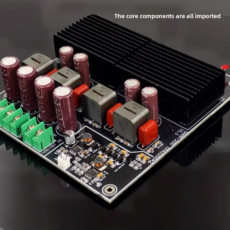 MLHJ SAMP-200 Dual Core TPA3255 Hi-Fi 2-Kanal-Verstärkerplatine in Schwarz mit 600 W + 600 W - Bild 2