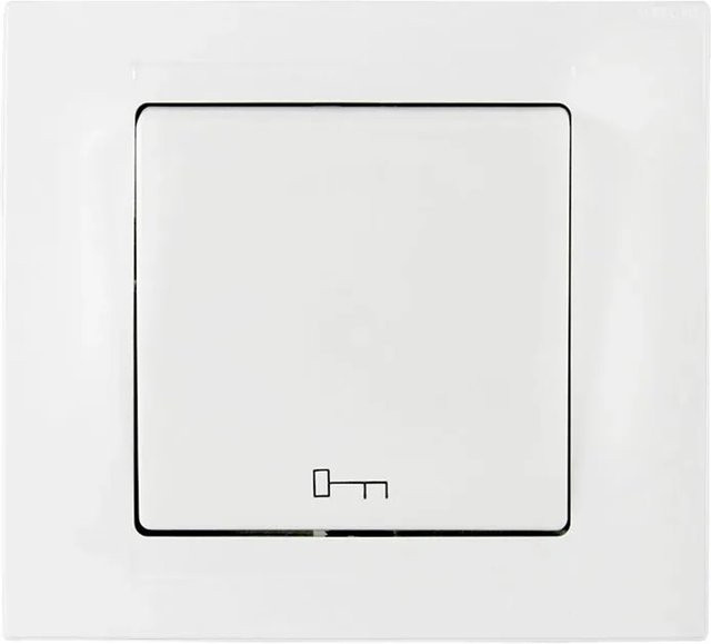 Günsan Moderna Taster Schlüssel Unterputz Push Button Weiß - Bild 1