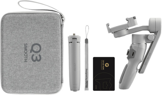 ZHIYUN Smooth Q3 Combo Smartphone Gimbal in Grau - Bild 1