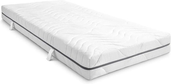 Sleezzz VISCOMATRATZE Smart Visco Matratze aus Air Memoryschaum und Komfortschaum, Weiß, B/T: 90 x 190 cm