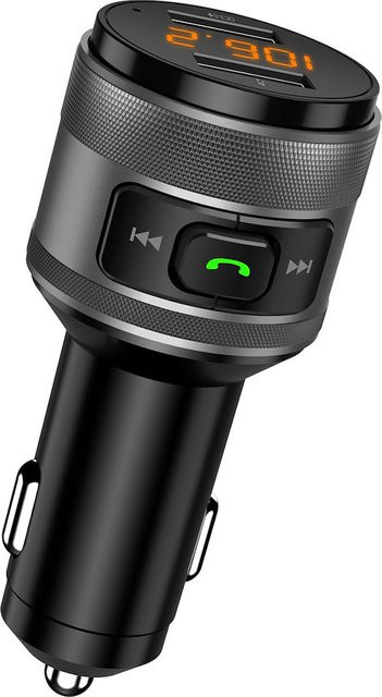 Techsuit VoltTune FM Bluetooth Modulator in Schwarz mit 2 x USB-A - Bild 1