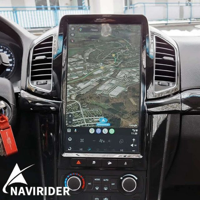 OTOJETA Autoradio mit 13,6 Zoll Android 11 Multimedia Player für Chevrolet Captiva C140, 1920x1080 Full HD Display, GPS, Carplay, Schwarz - Bild 1