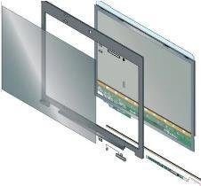 3M Advanced Light Control Rahmenloser Blickschutzfilter ALCF-P-KIT-MATTE, transparent, Breite: 43,2 cm - Bild 1