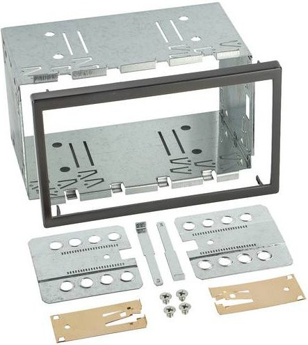 ACV 381320-00 Autoradio Einbaublende DoppelDIN in Schwarz - Bild 1