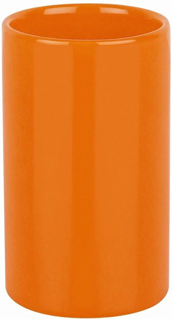 Spirella Zahnputzbecher mit Zahnpastatube in Orange - Bild 1