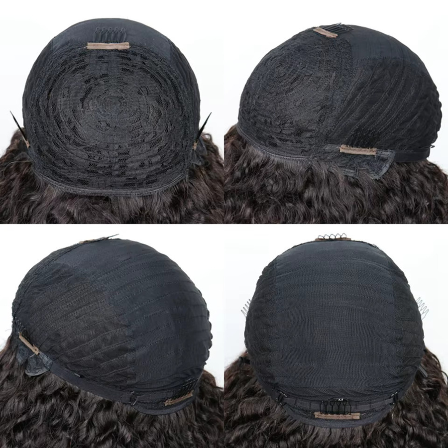 Lolely Dream Perücke, kurzes brasilianisches Remy-Echthaar, Schwarz-Braun, Damen - Bild 5