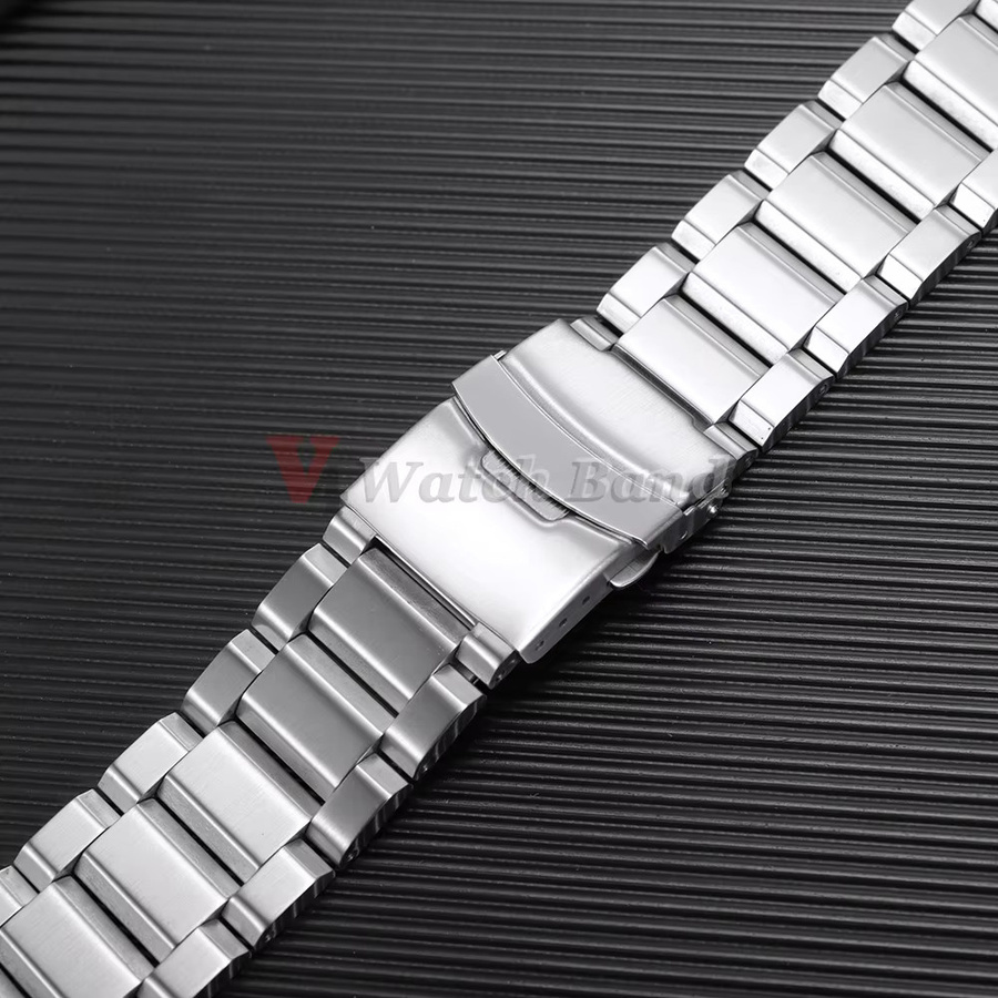 Uhrenarmband Edelstahl, Silber, Unisex - Bild 3