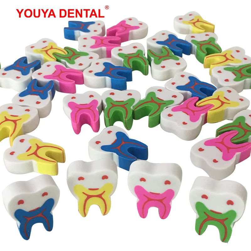YOUYA DENTAL Kawaii Zahnmedizin Zubehör Set mit Mini Bleistift und Radiergummi in Multicolour für Kinder und Studenten - Bild 3
