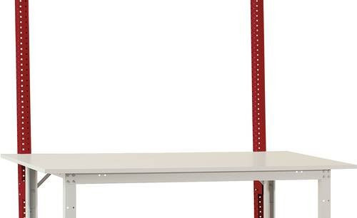 Manuflex AS1663.3003 Aufbausäulen für PACKPOOL Spezial Packtische in Rubinrot RAL 3003, Nutzhöhe: 60 cm - Bild 1