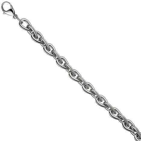 Colfem Armband Edelstahl, Silber, 21 cm, Unisex - Bild 1