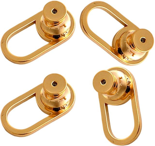 Ohrringverschlüsse Metall, gold, Unisex - Bild 1