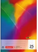 Brunnen Schulheft DIN A4 liniert mit Rand Lineatur 25 Multicolor - Bild 1