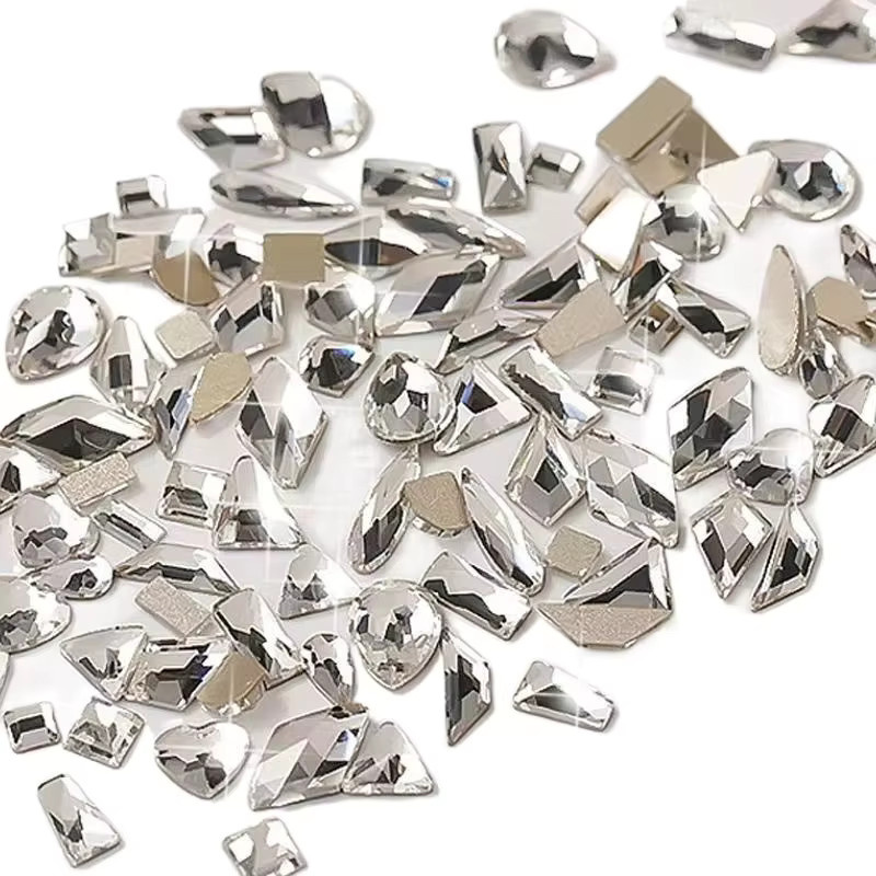 Nibiru DU Nagel Strass, Mini Diamant Steine, Klar, Glänzend - Bild 4
