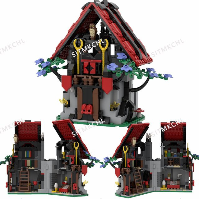 BRICKPANDA Fantasy Mittelalterliches Zauberer-Schloss-Bauset - Bild 1
